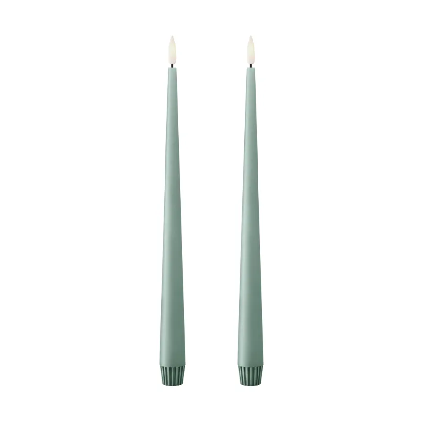 ester & erik ester & erik kronelys LED 2-pak 67 Jade stone , 30 cm