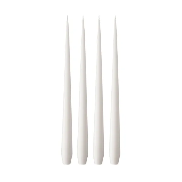 ester & erik ljus 4-pack matt, White ash 21, 42 cm