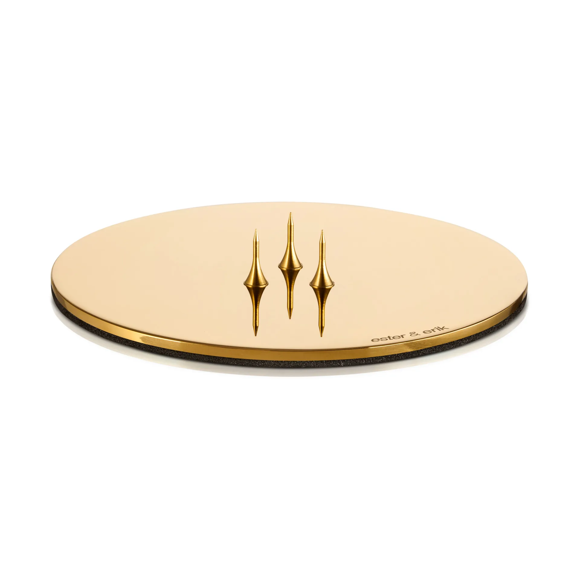 ester & erik Support pour bougies ester & erik Ø9 cm brillant Or