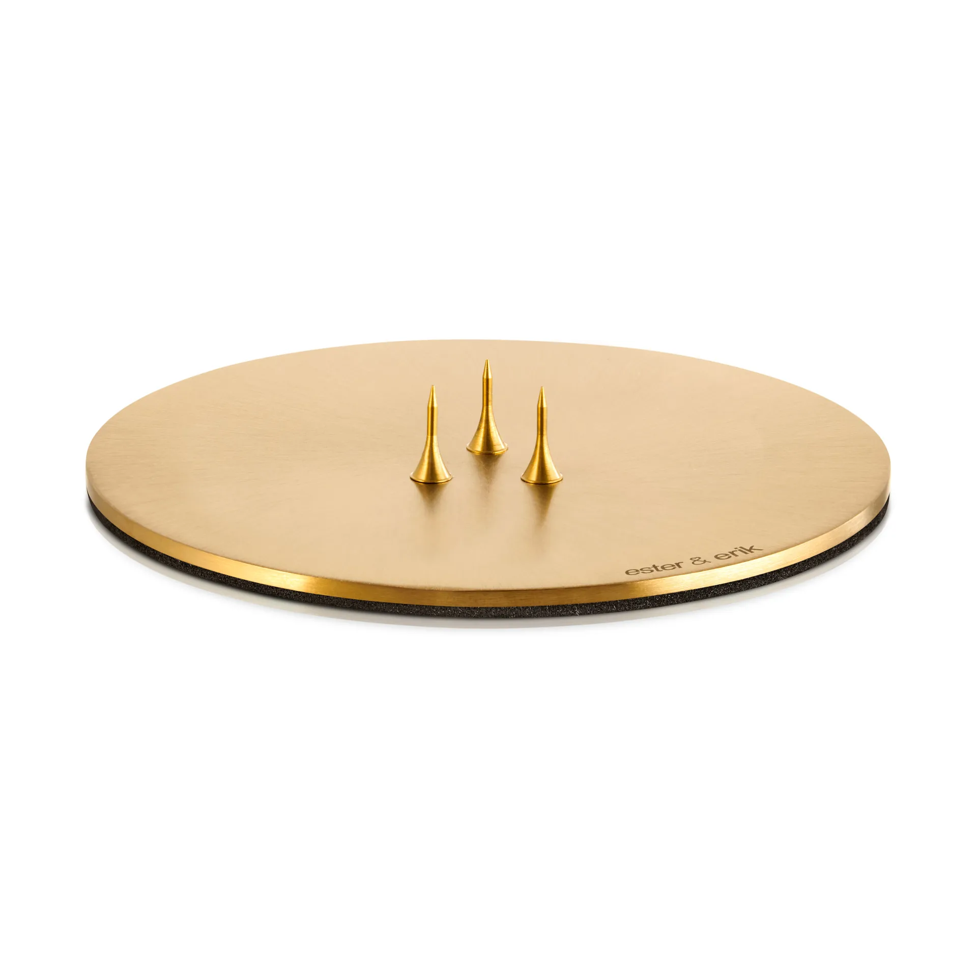 ester & erik Support pour bougies ester & erik Ø9 cm mat Or