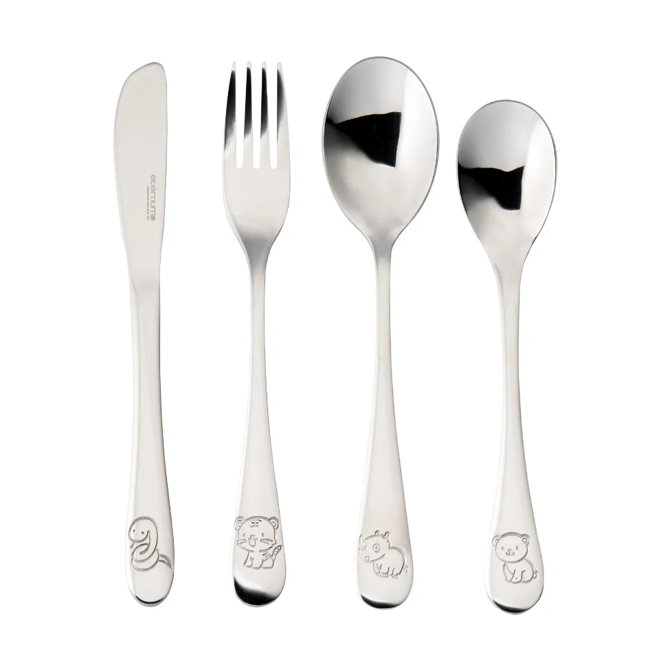Eternum Eternum børnebestik Jungle – 4 dele