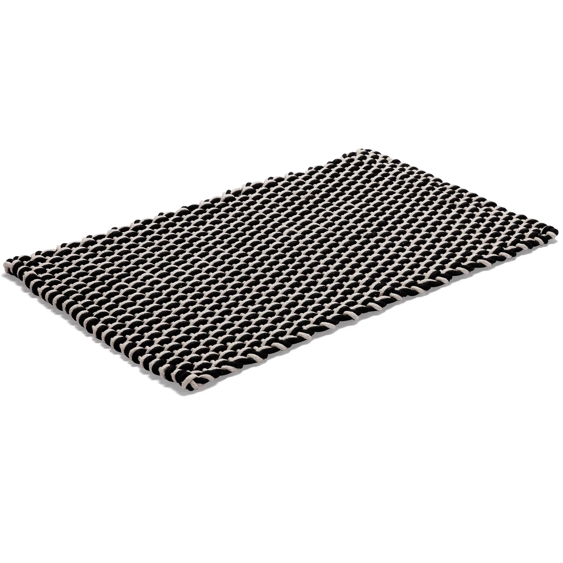 Etol Design Tapis Rope noir cm