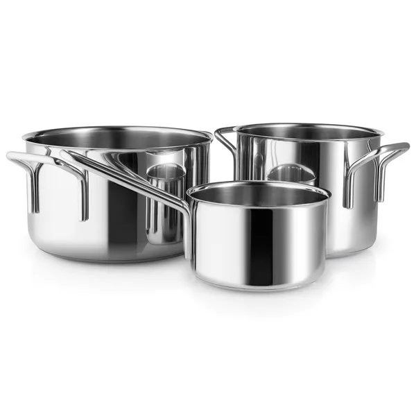 Eva Trio grytset 3 delar, Rostfritt stål
