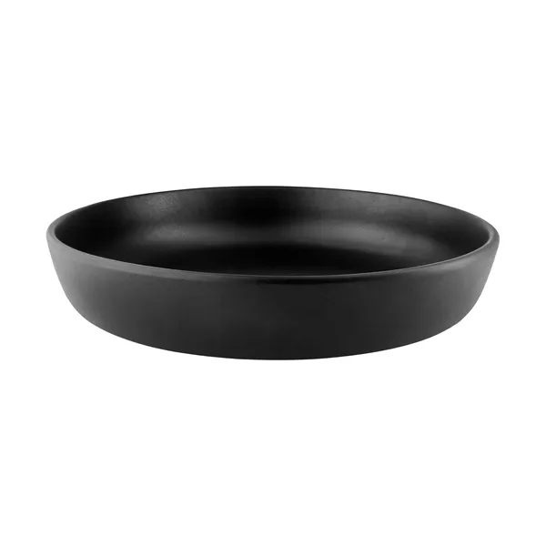 Nordic Kitchen låg salladsskål svart, Ø25 cm