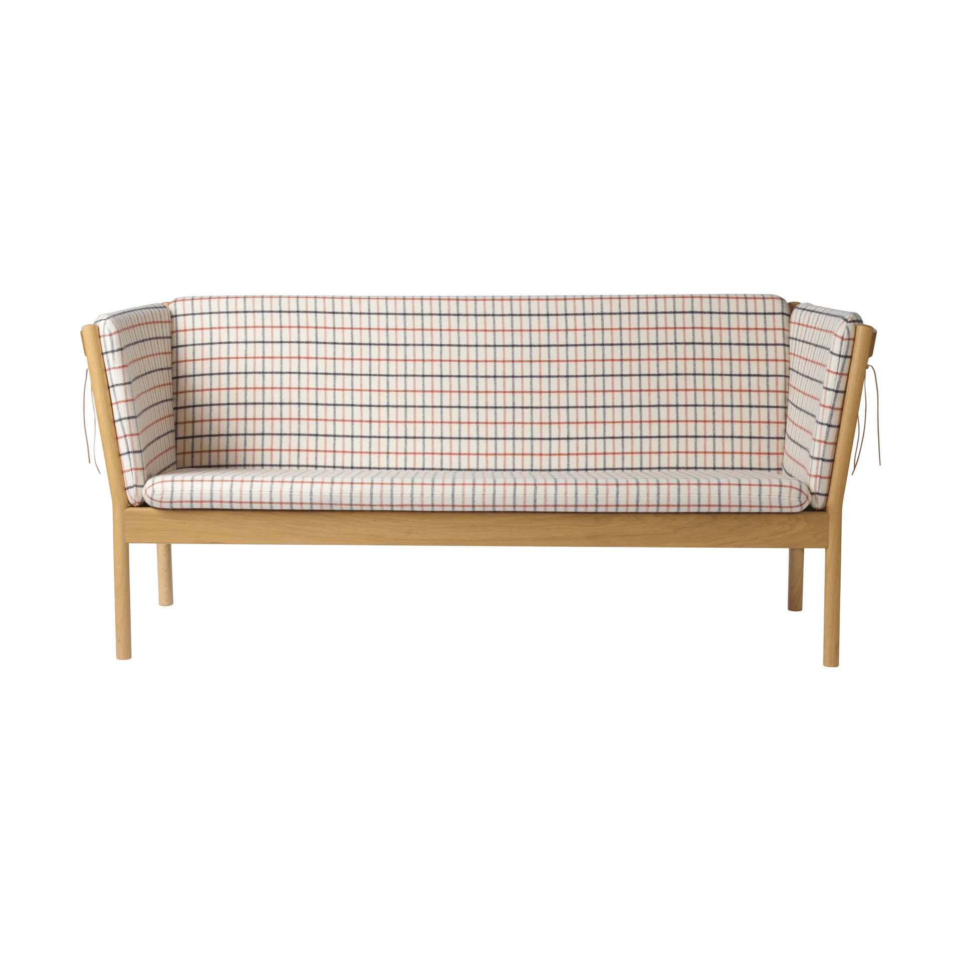 FDB Møbler Canapé L45 MK154 Chêne laqué-tissu beige