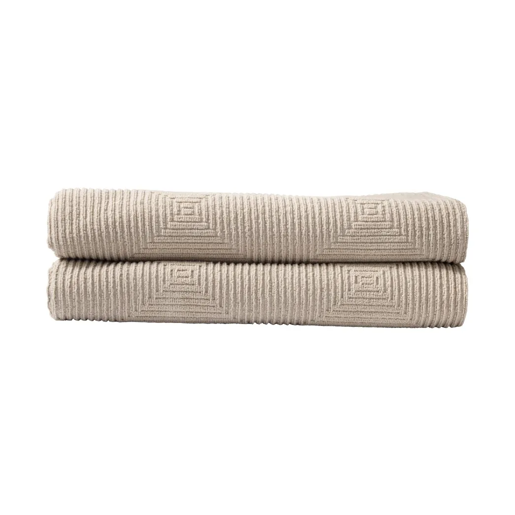 FDB Møbler Draps de bain R33 Kirkeby Lot de 2 Jour de pluie