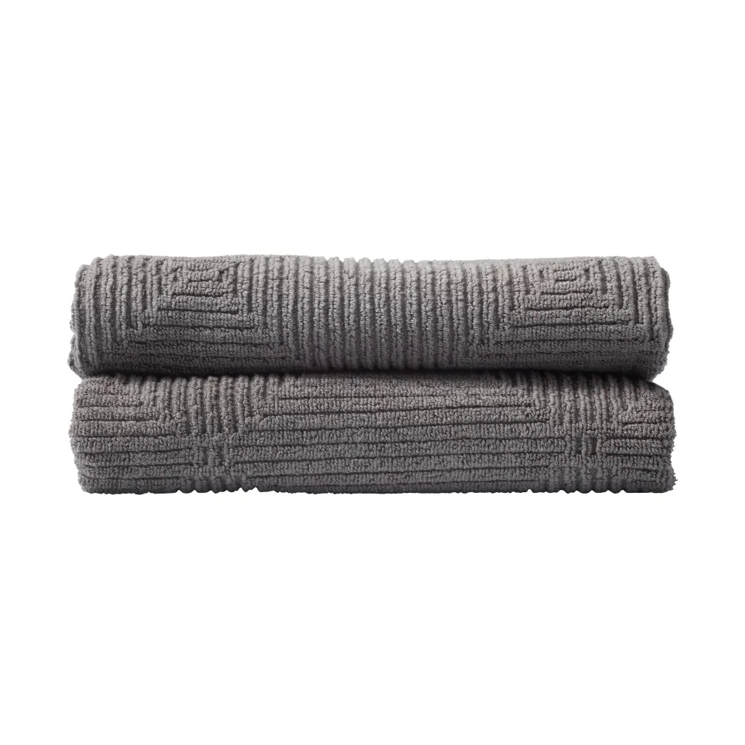 FDB Møbler Serviettes R33 Kirkeby Lot de 2 Granit gris
