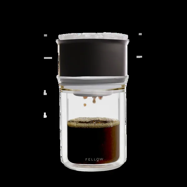 Stagg X pour-over set, Matte black-clear glass