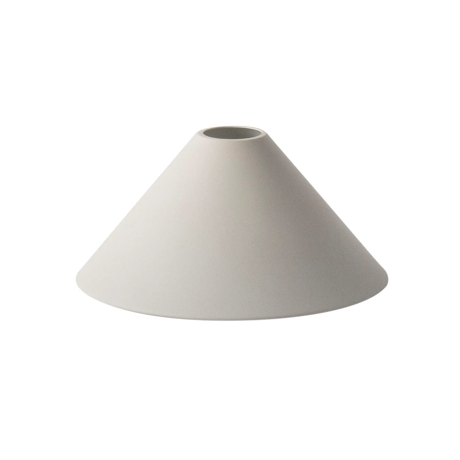 Ferm Living Abat-jour Collect Cone light grey (gris clair)