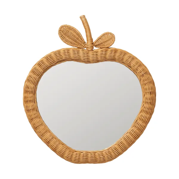 braided spegel, Natural, 40x3x45 cm