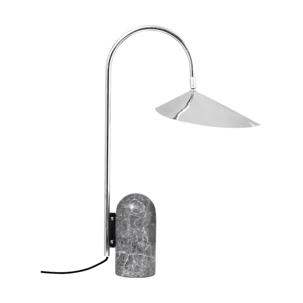 Arum bordslampa, Stainless steel