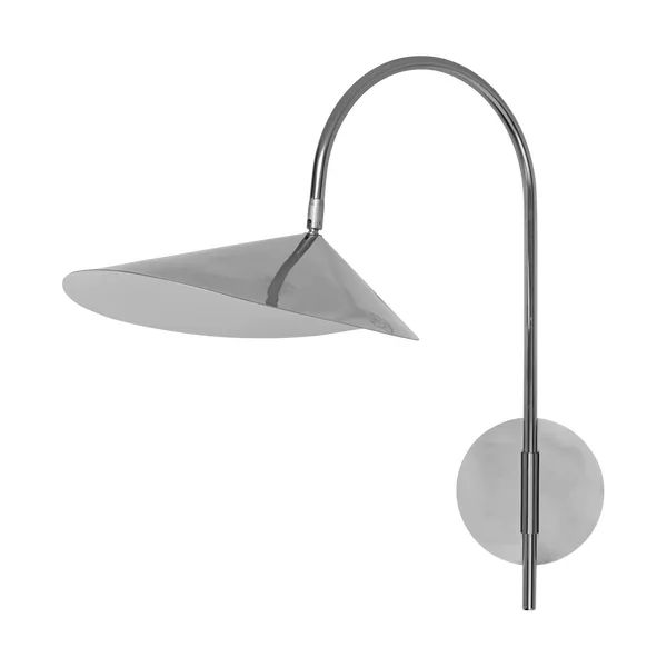Arum swivel vägglampa fast anslutning, Stainless steel