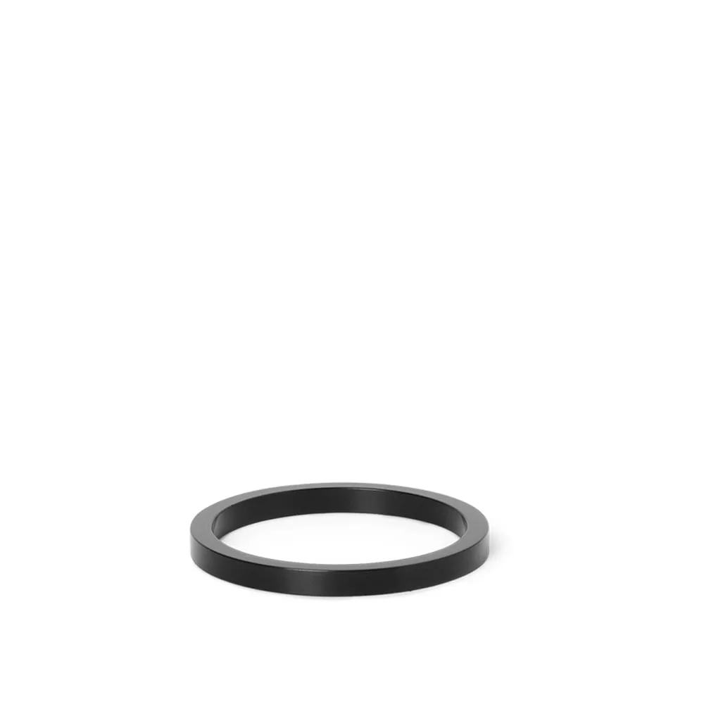 Ferm Living Bague Collect black brass