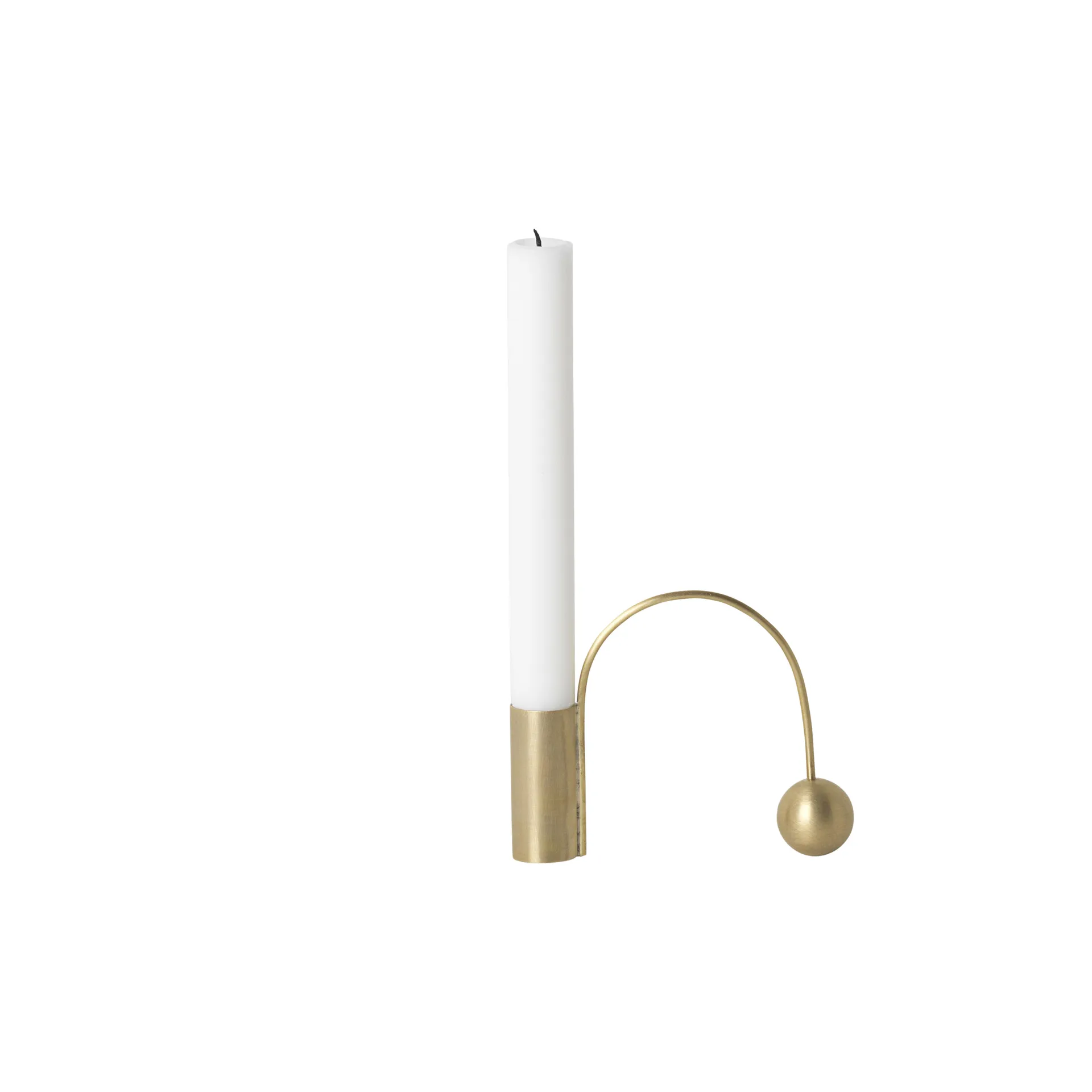 Ferm Living Balance messing lysestage kronelys