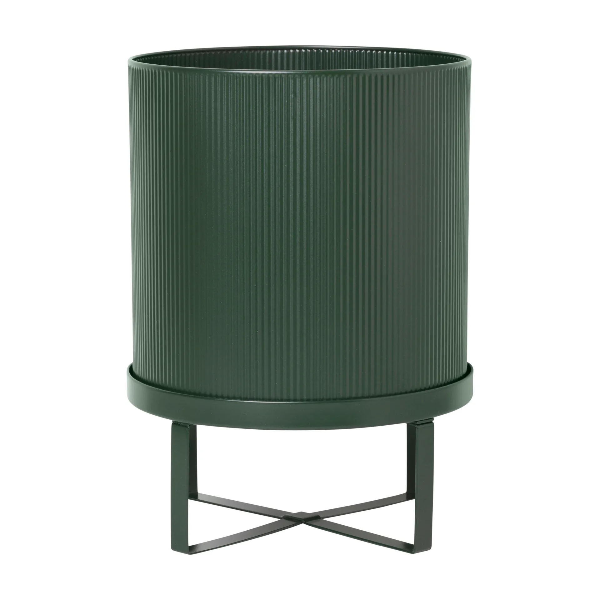 Ferm Living Bau urtepotte stor Ø28 cm Mørkegrøn