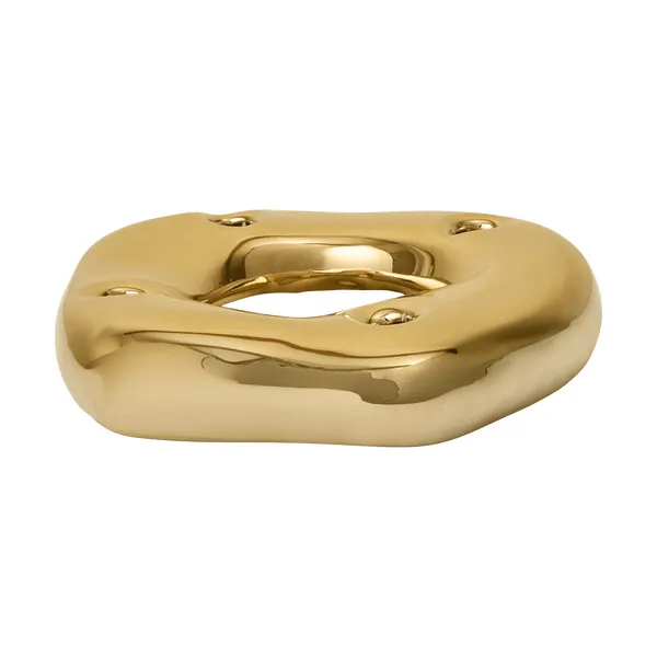 Bellure ring ljusstake, Mässingfinish