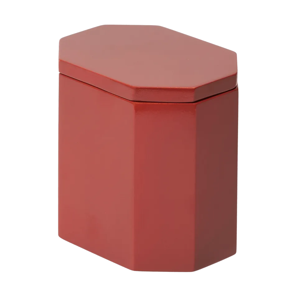Ferm Living Boîte de rangement Nova 7,5x10 cm Picante Red