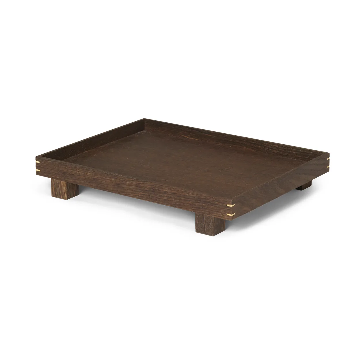 Bon Holztablett small, Smoked oak