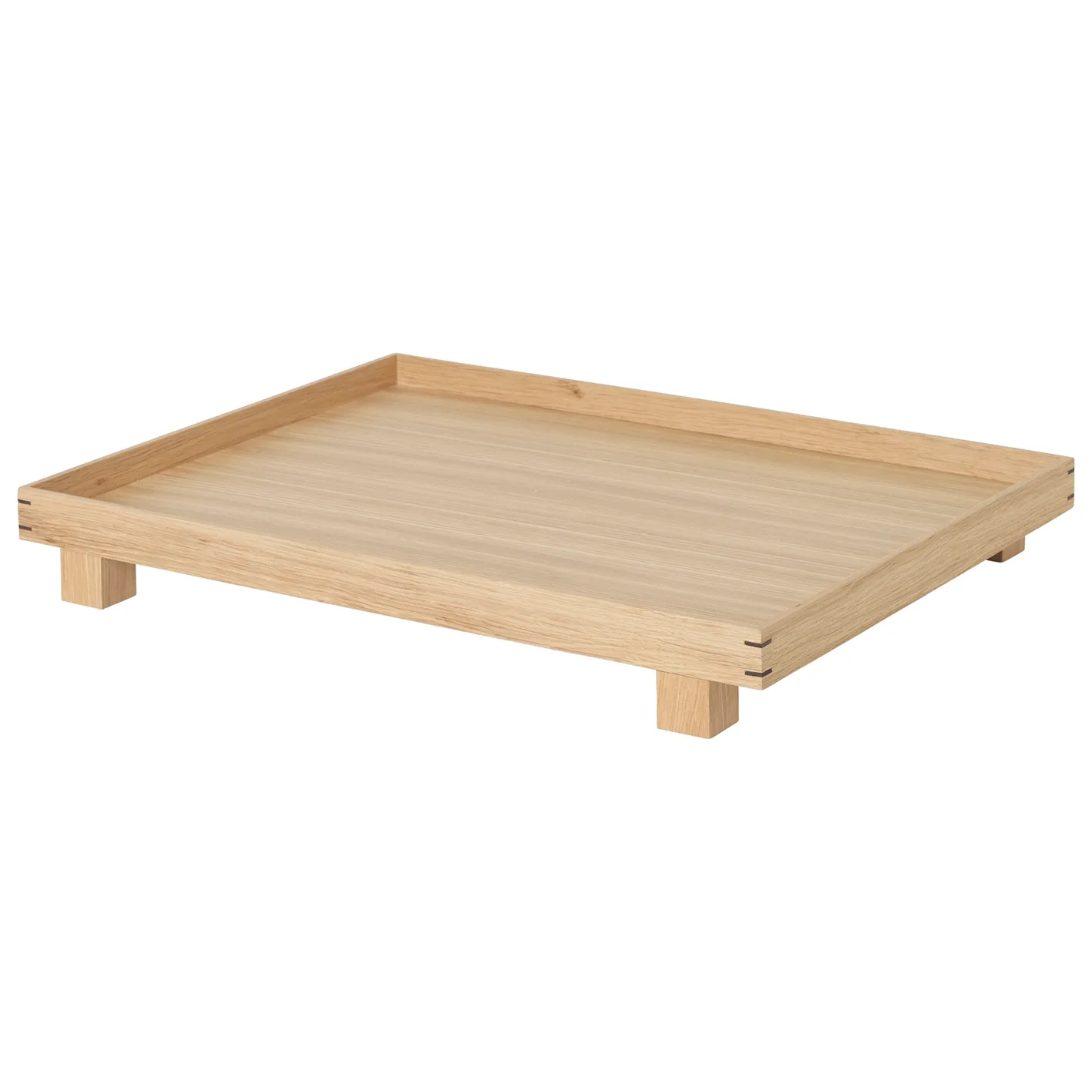 Ferm Living Bon træbakke large Eg billede