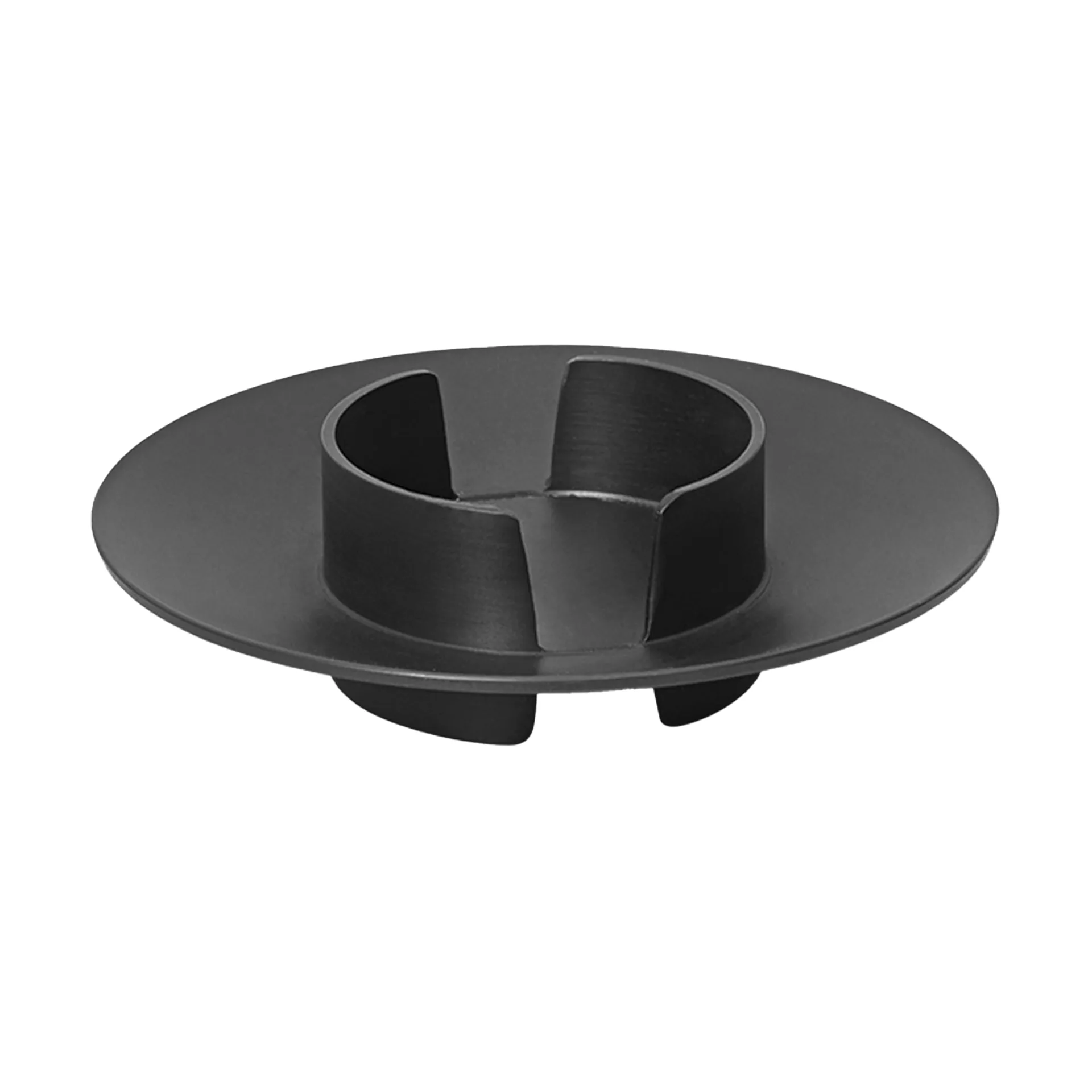 Ferm Living Bougeoir à bougie bloc Block Black brass