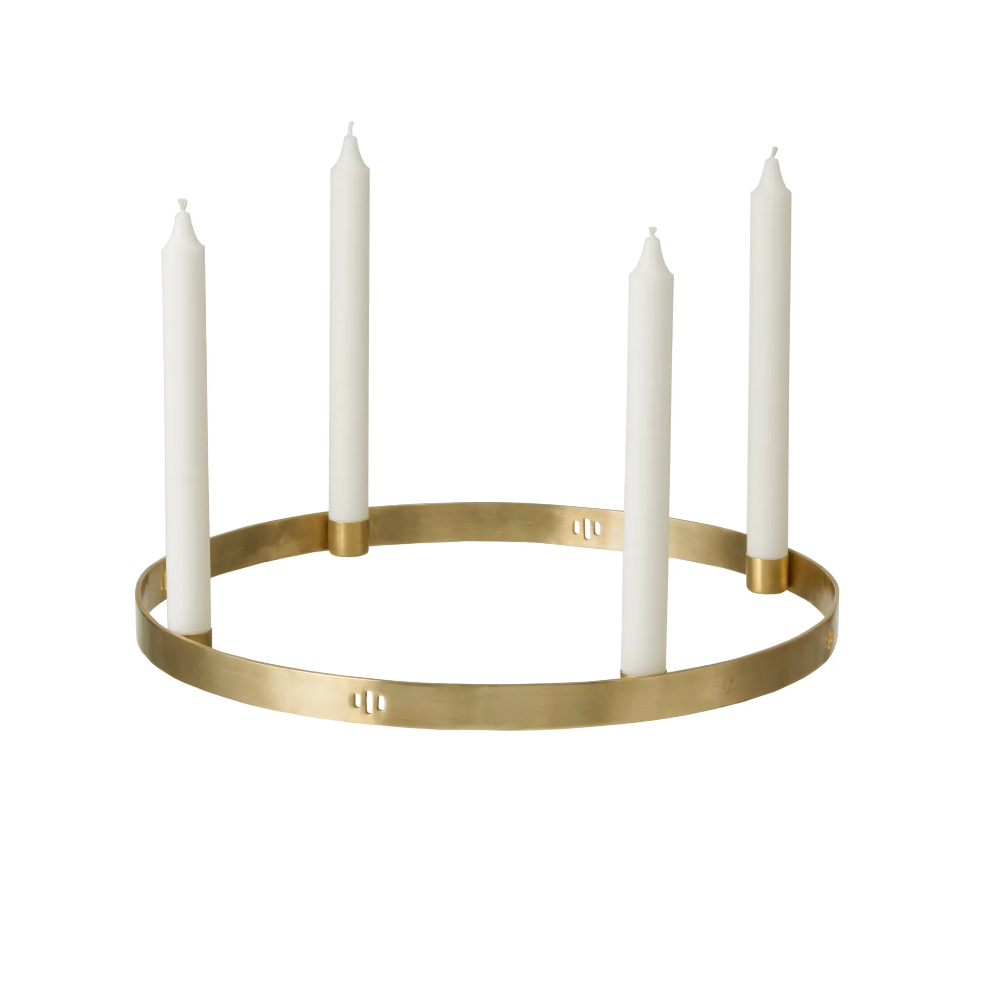 Ferm Living Bougeoir Circle laiton grand