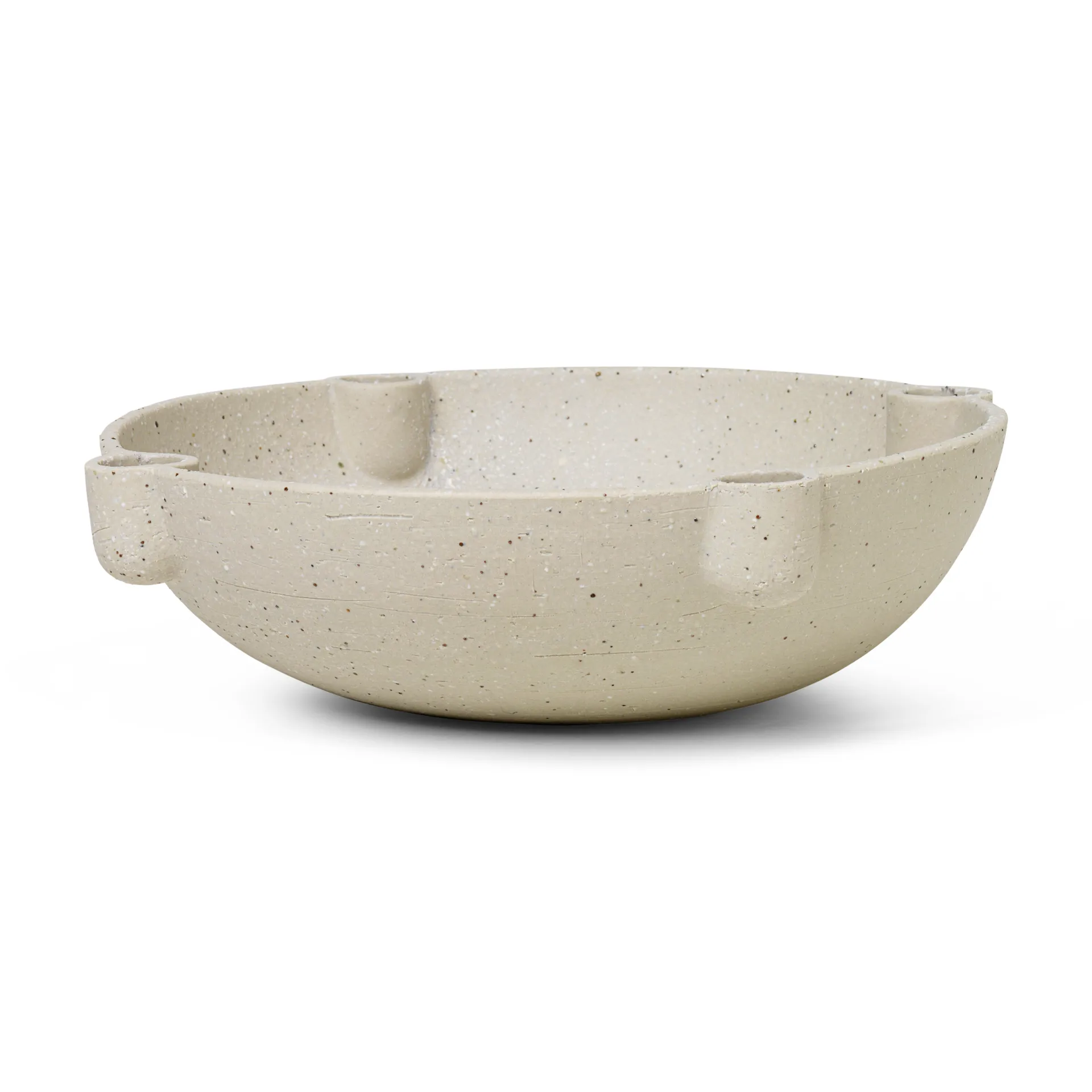 Ferm Living Bougeoir de l'avent Bowl céramique large Ø Gris clair