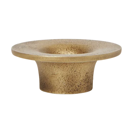 Ferm Living Bougeoir Soothe Ø8 cm Brass Finish