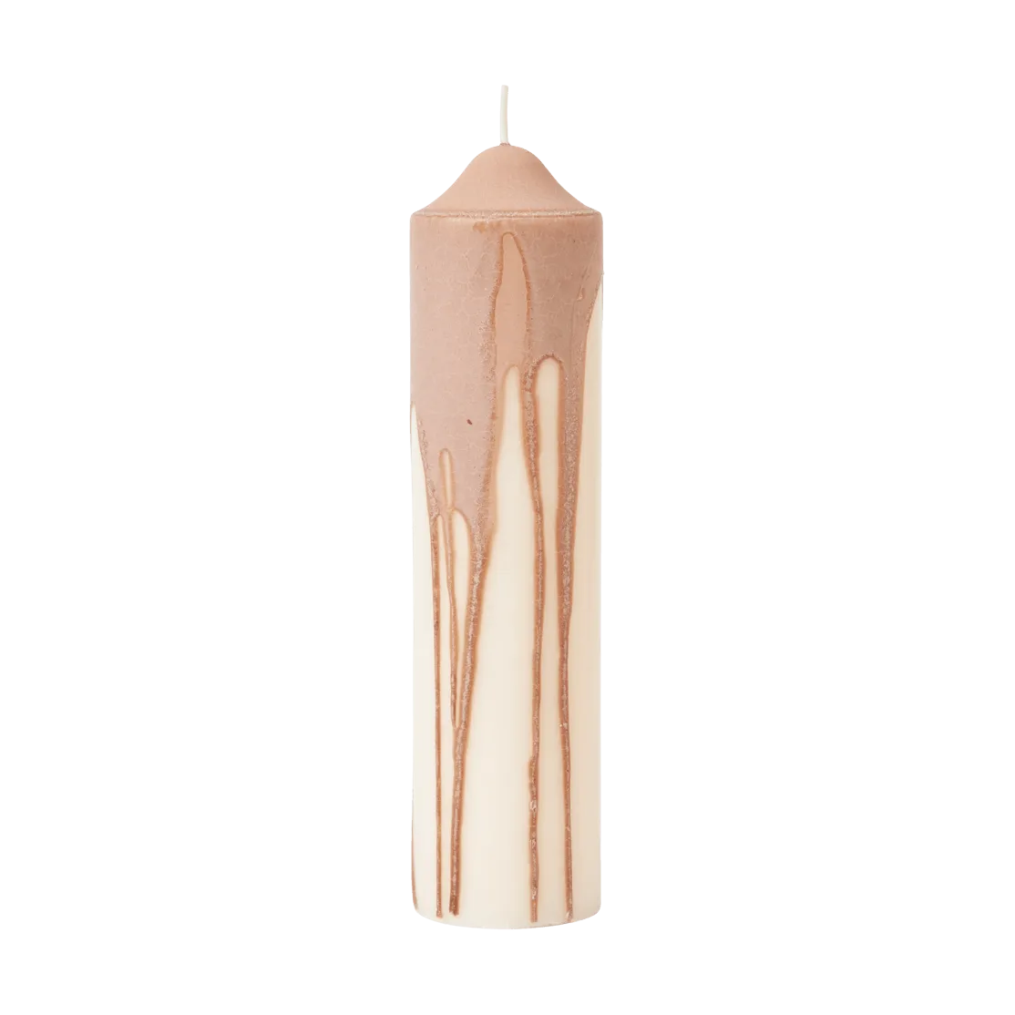 Ferm Living Bougie bloc Dryp Beige,