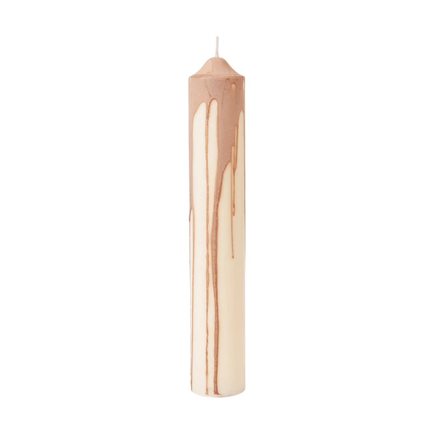 Ferm Living Bougie bloc Dryp Beige, — vue 3