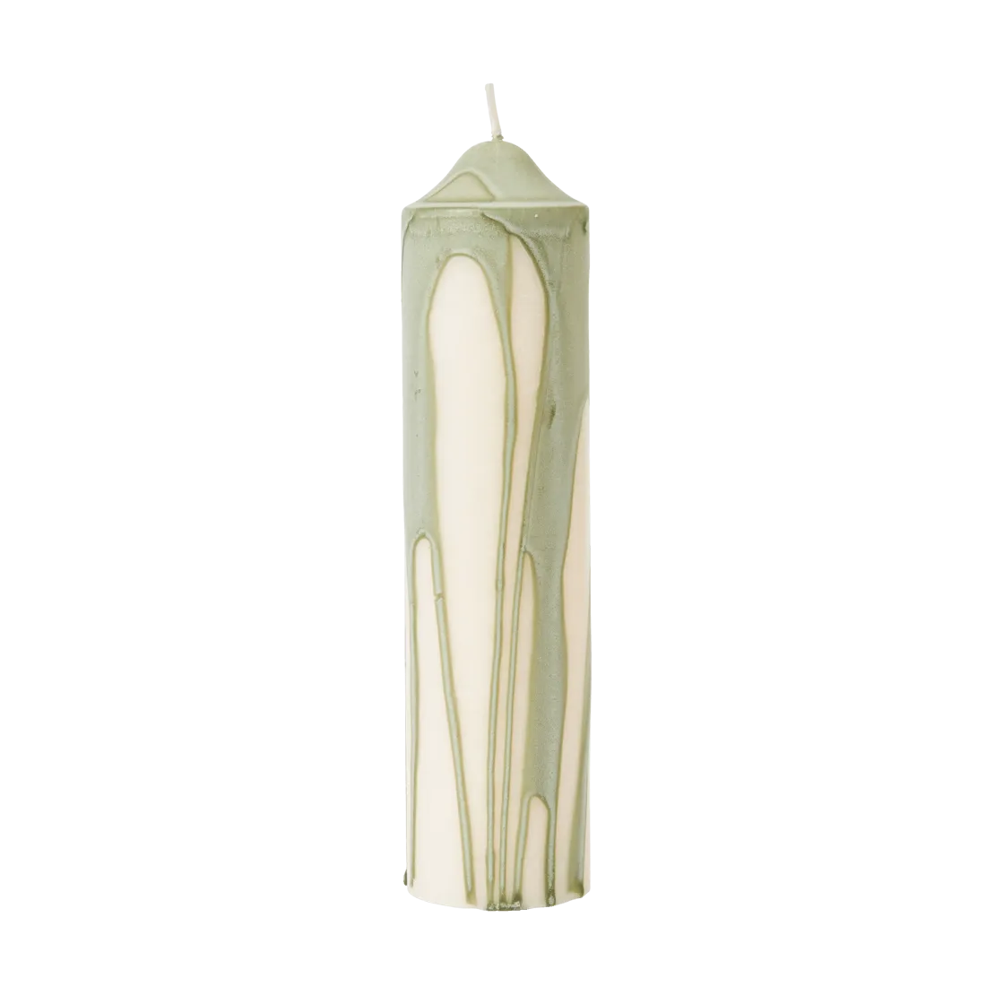 Ferm Living Bougie bloc Dryp Tea Green,