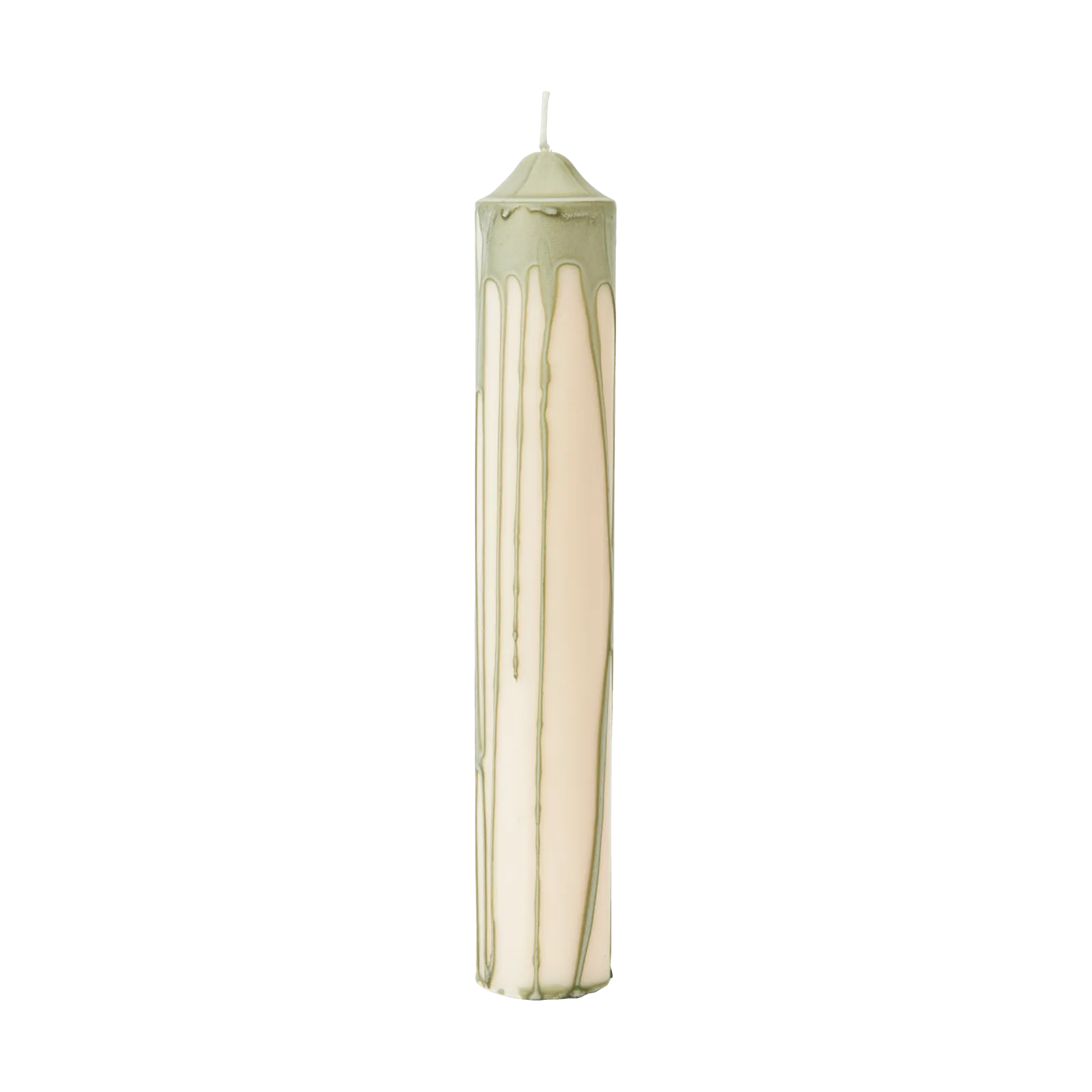 Ferm Living Bougie bloc Dryp Tea Green, — vue 3