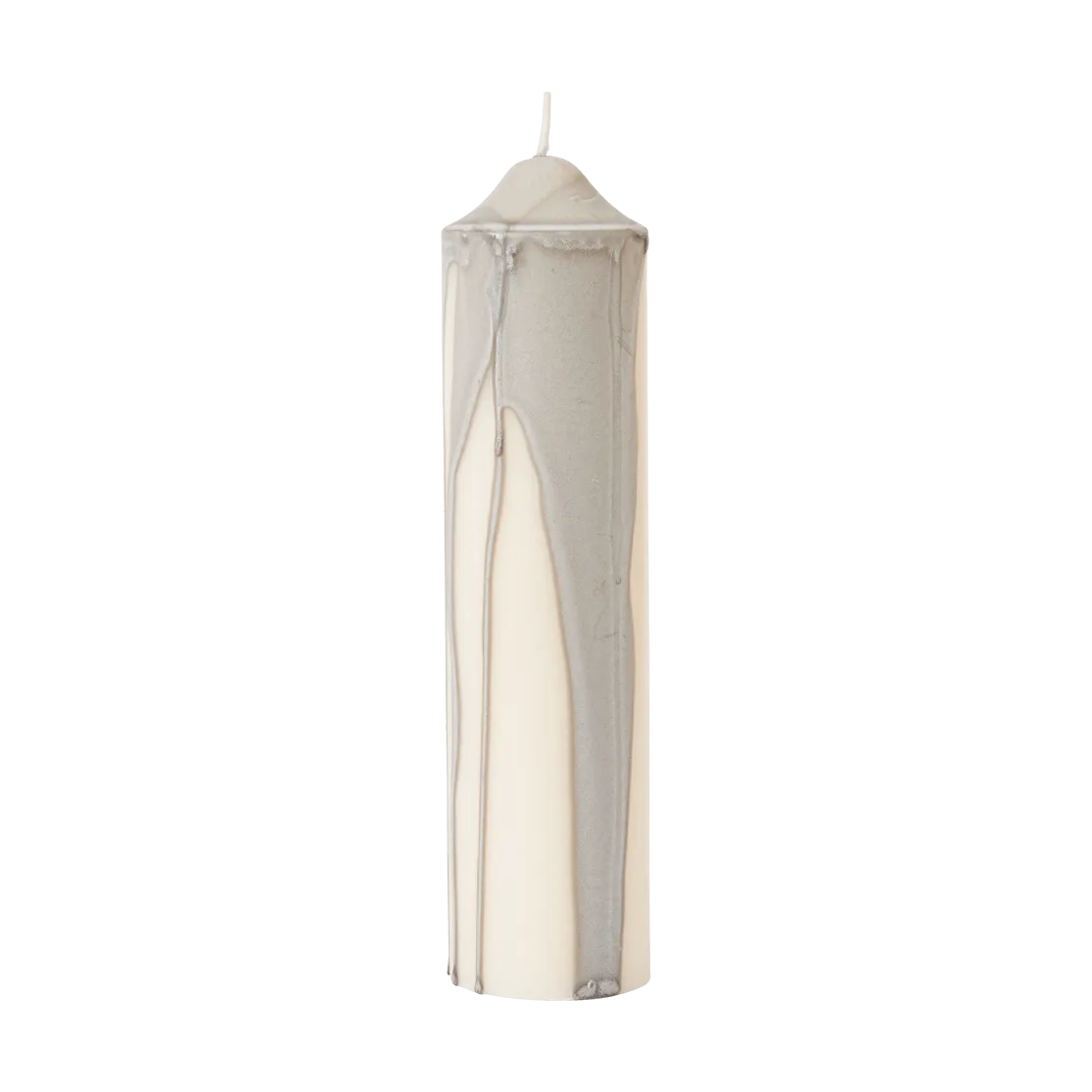 Ferm Living Bougie bloc Dryp Warm Grey,