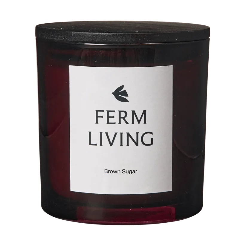 Ferm Living Bougie parfumée Vitto 45 h Dark Grape