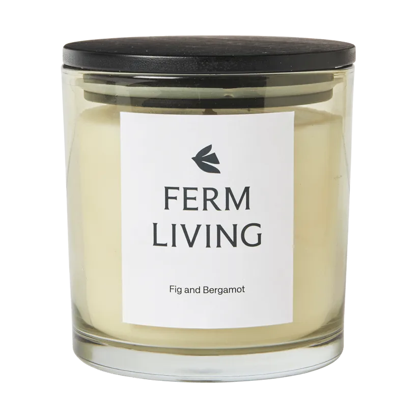 Ferm Living Bougie parfumée Vitto 45 h Light Celedon