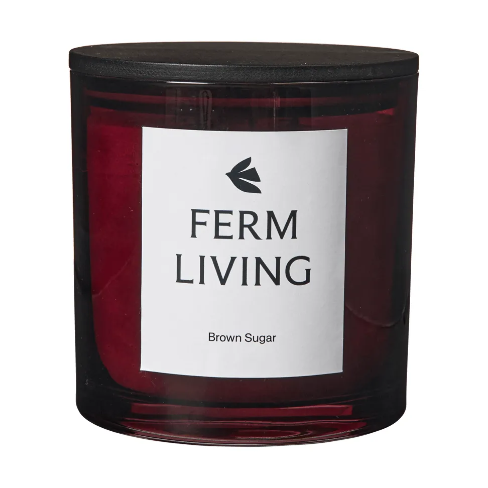 Ferm Living Bougie parfumée Vitto 50 h Dark Grape