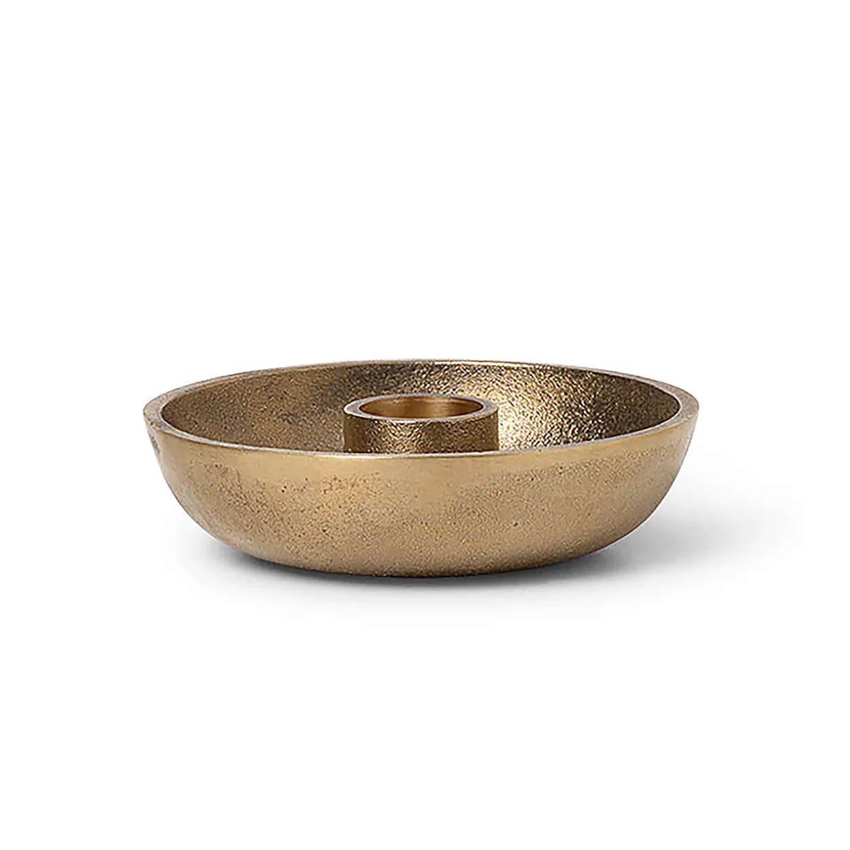 Ferm Living Bowl lysestage Ø10 cm Messing