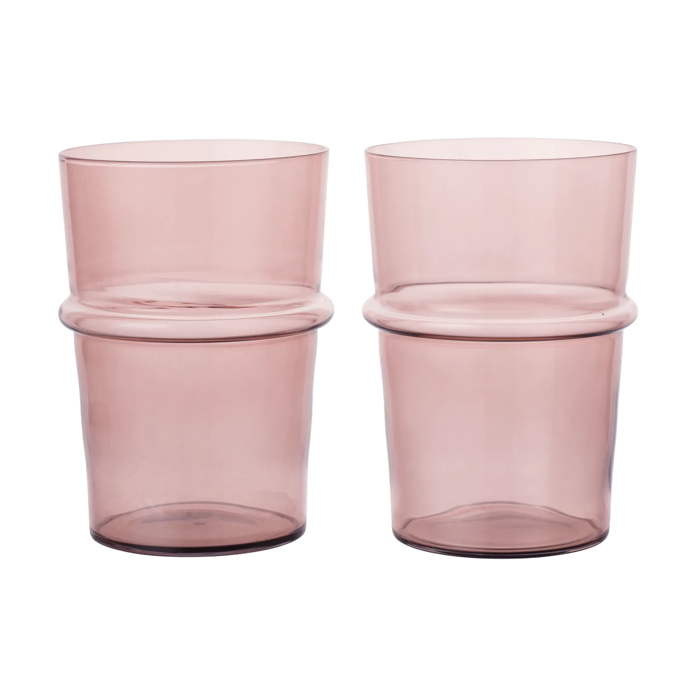 Ferm Living Boya dricksglas h&ouml;gt 45 cl 2-pack Mauve