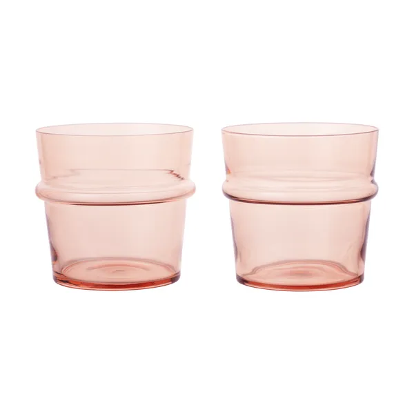 Boya dricksglas lågt 30 cl 2-pack, Blush