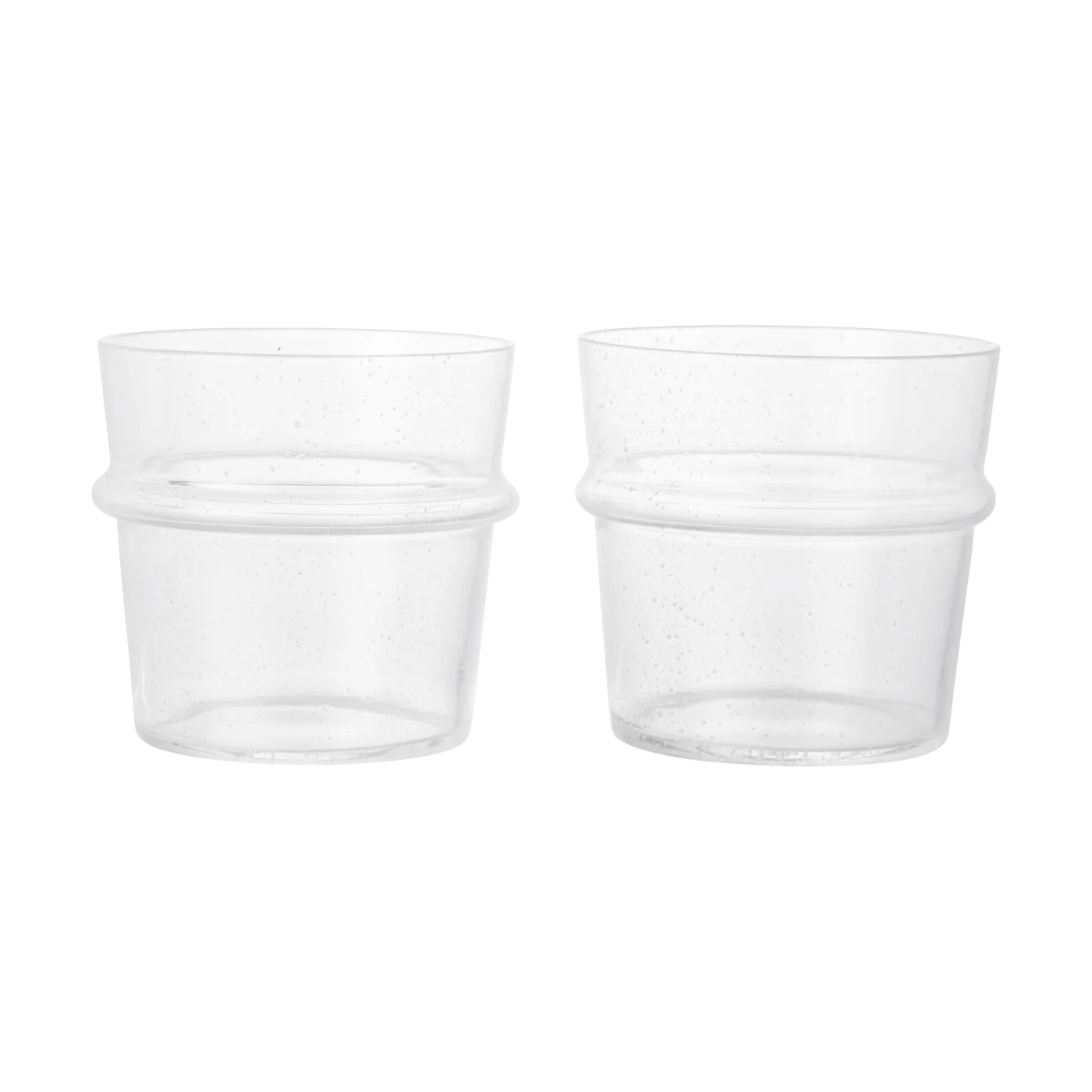 Ferm Living Boya drikkeglas lavt 30 cl 2-pak Clear