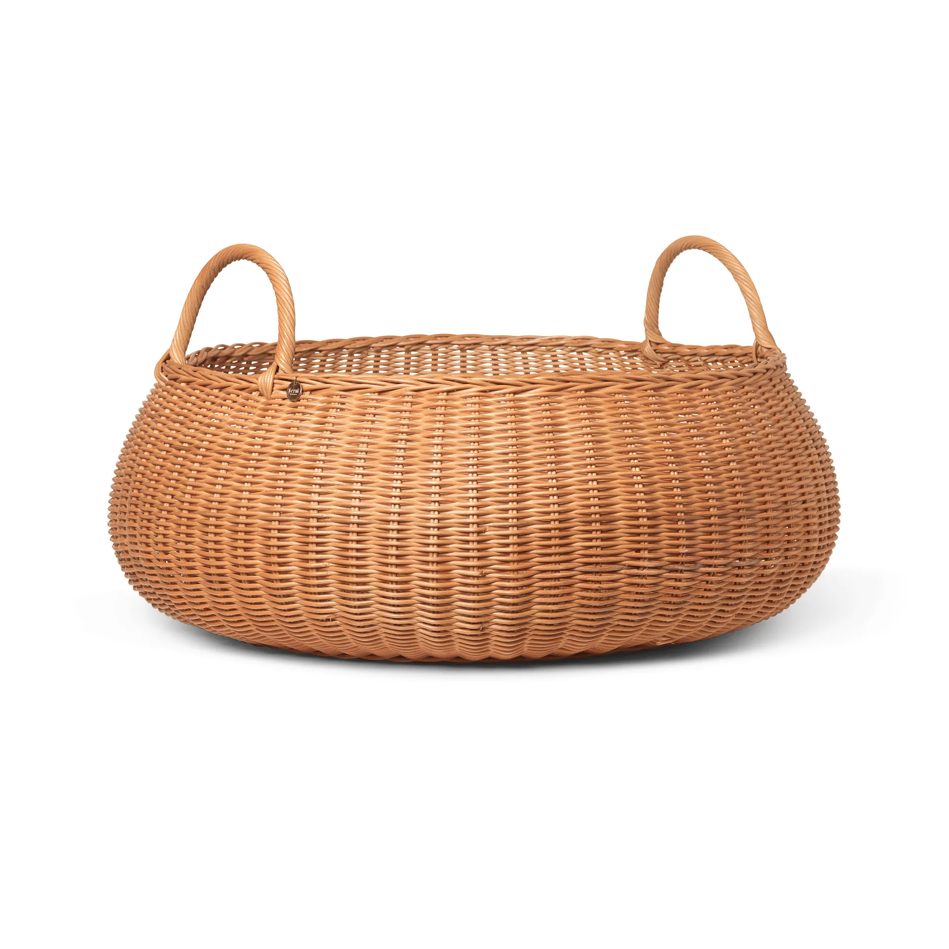 Ferm Living Braided kurv låg Natural