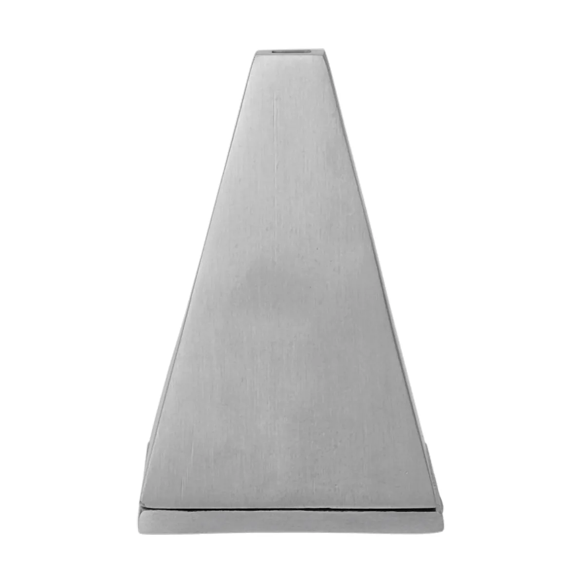 Ferm Living Brûleur d’encens Pyra conique Aluminium brossé