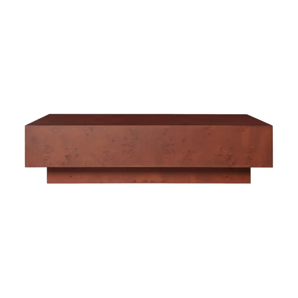 Burl soffbord 70x117x30 cm, Dark stained