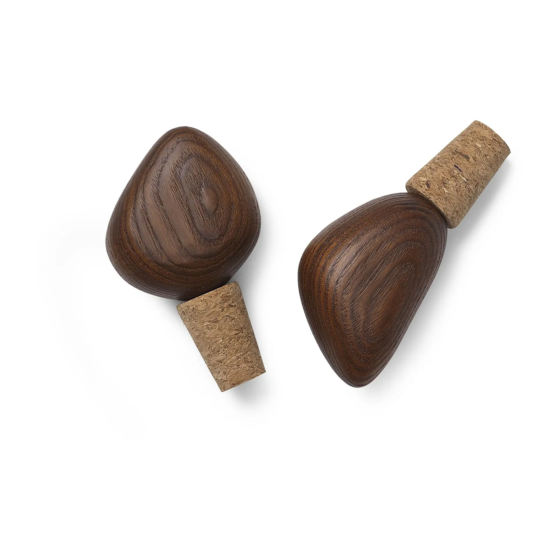 Ferm Living Cairn vinprop 2-pak Dark brown