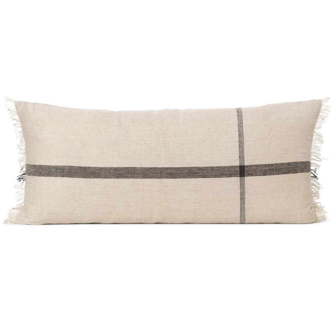 Ferm Living Calm pude Camel/Black 38x88 cm