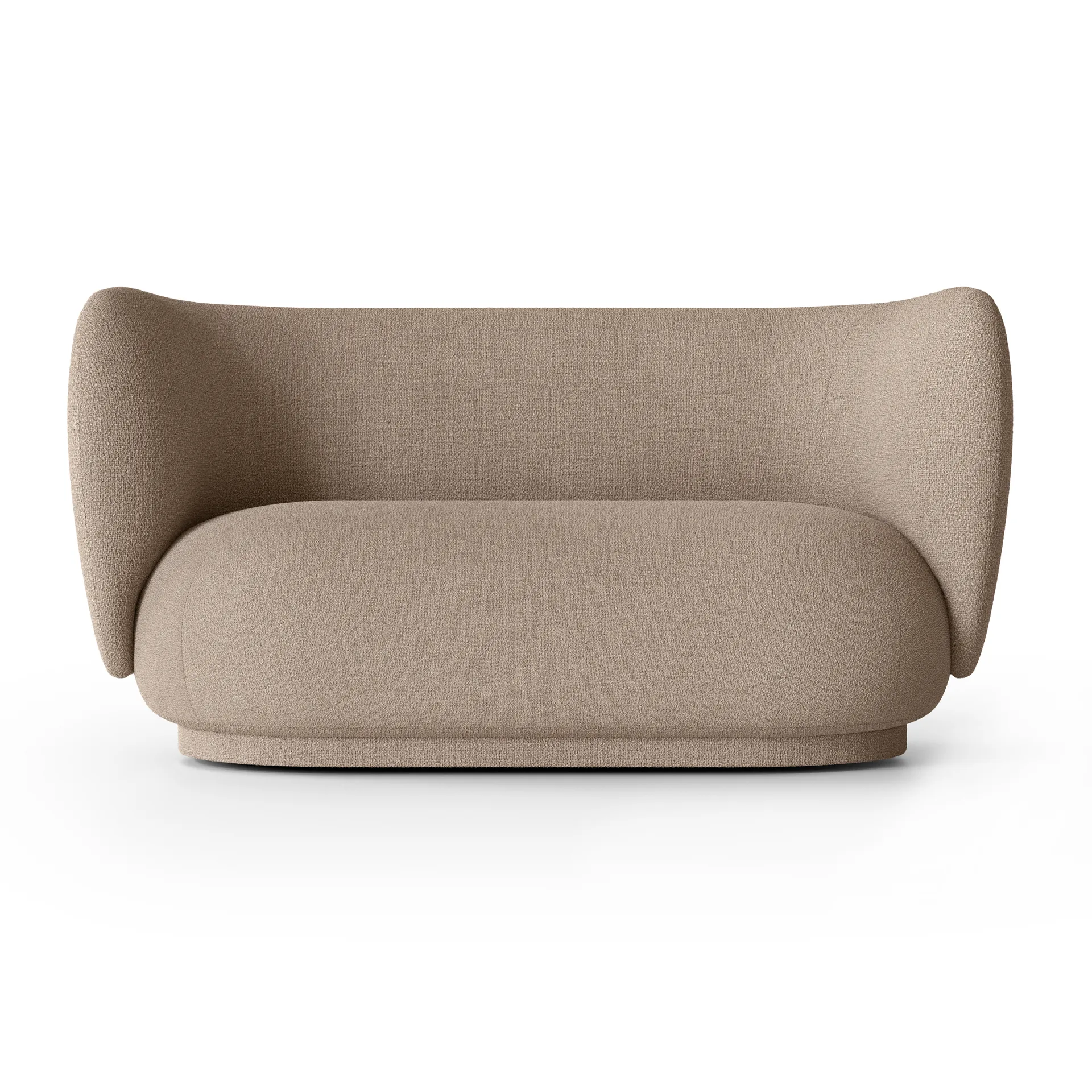 Ferm Living Canapé bouclé Rico 2 places Bouclé Sand