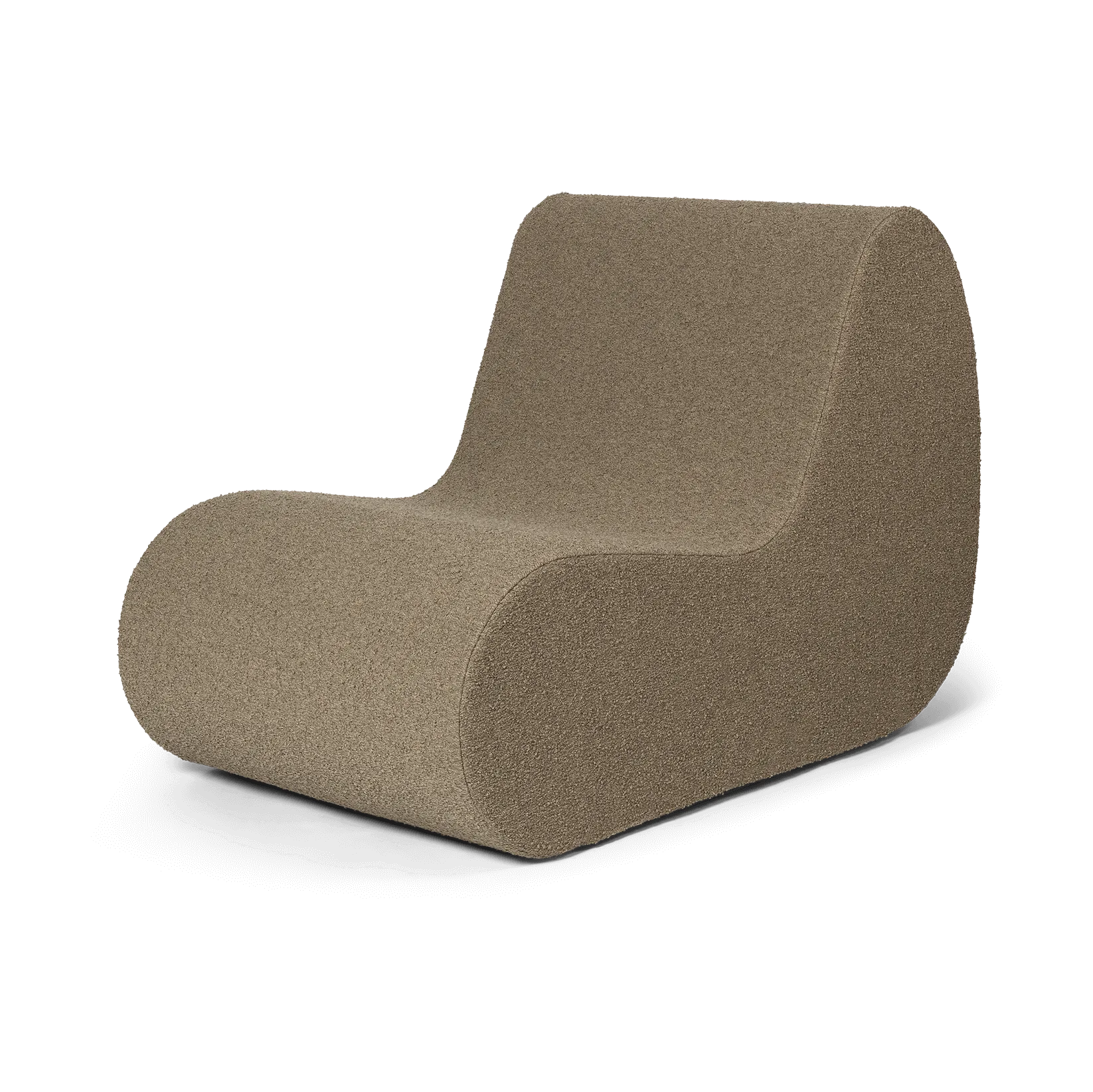 Ferm Living Canapé modulable Rouli center module pure bouclé Sand