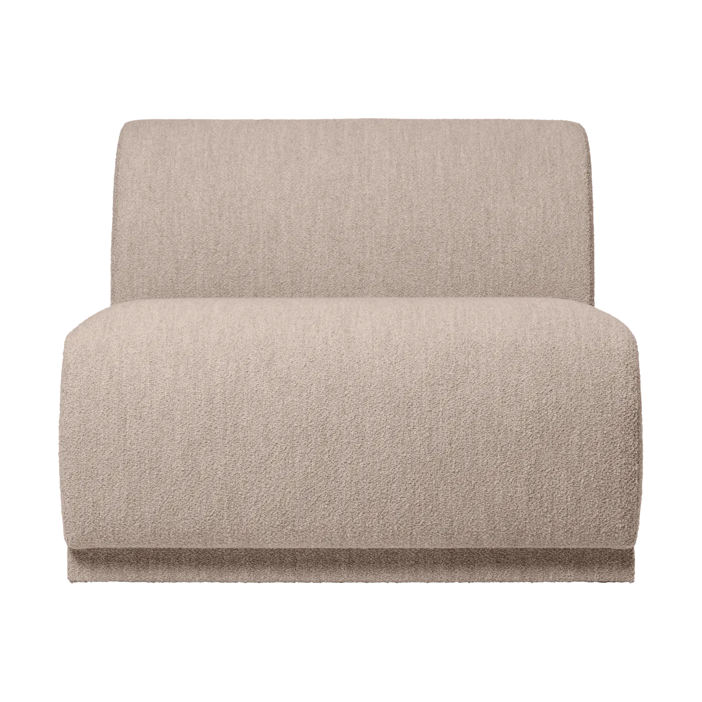 Ferm Living Canapé modulaire Rico center Soft Bouclé Natural