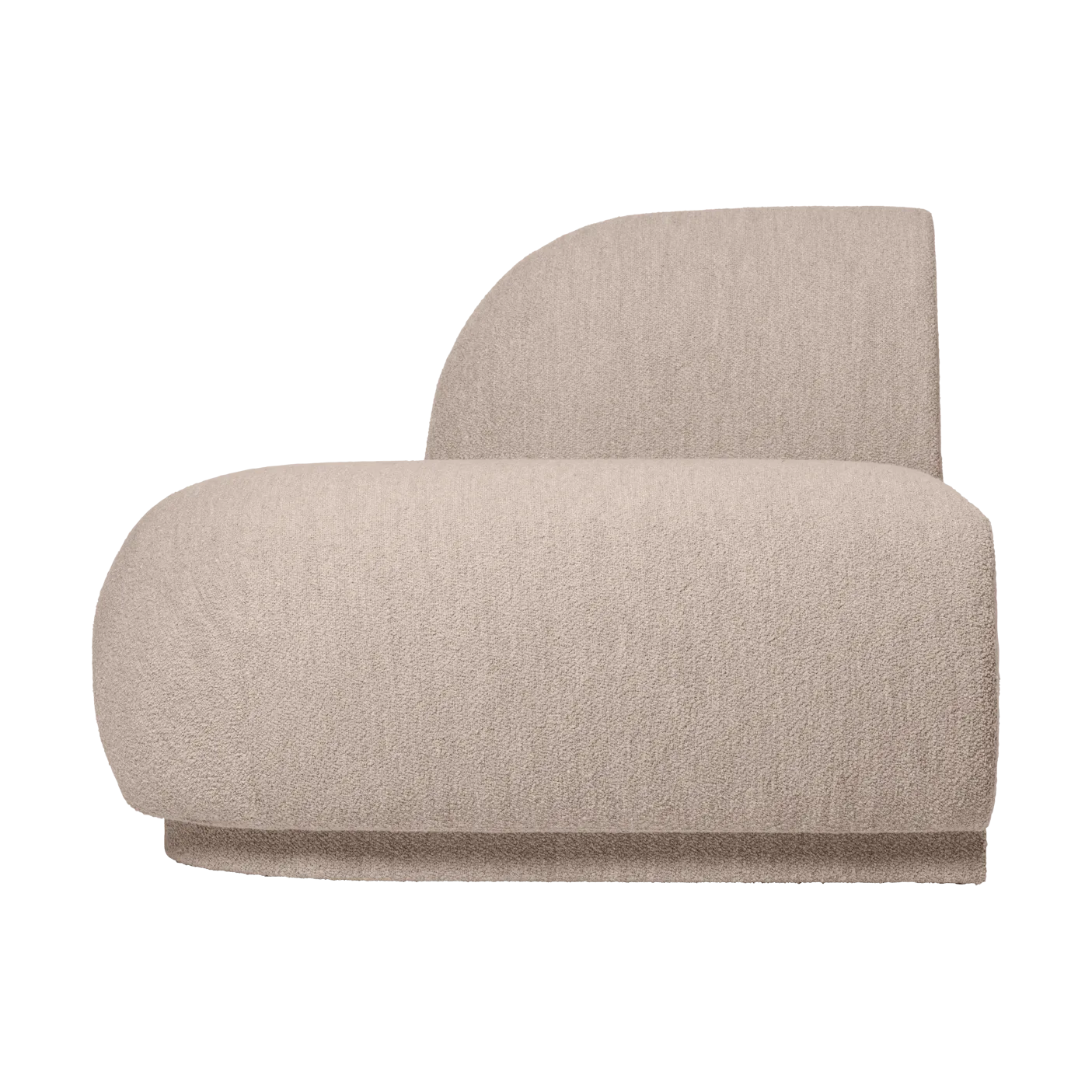 Ferm Living Canapé modulaire Rico open L Soft bouclé-natural