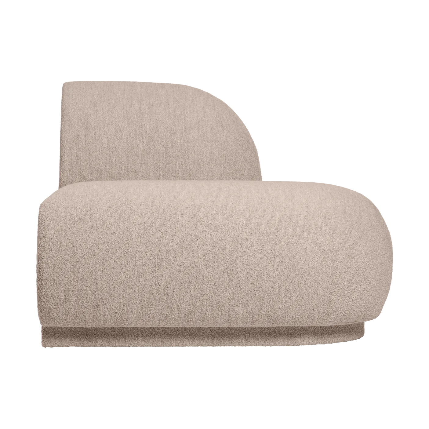 Ferm Living Canapé modulaire Rico open R Soft bouclé-natural