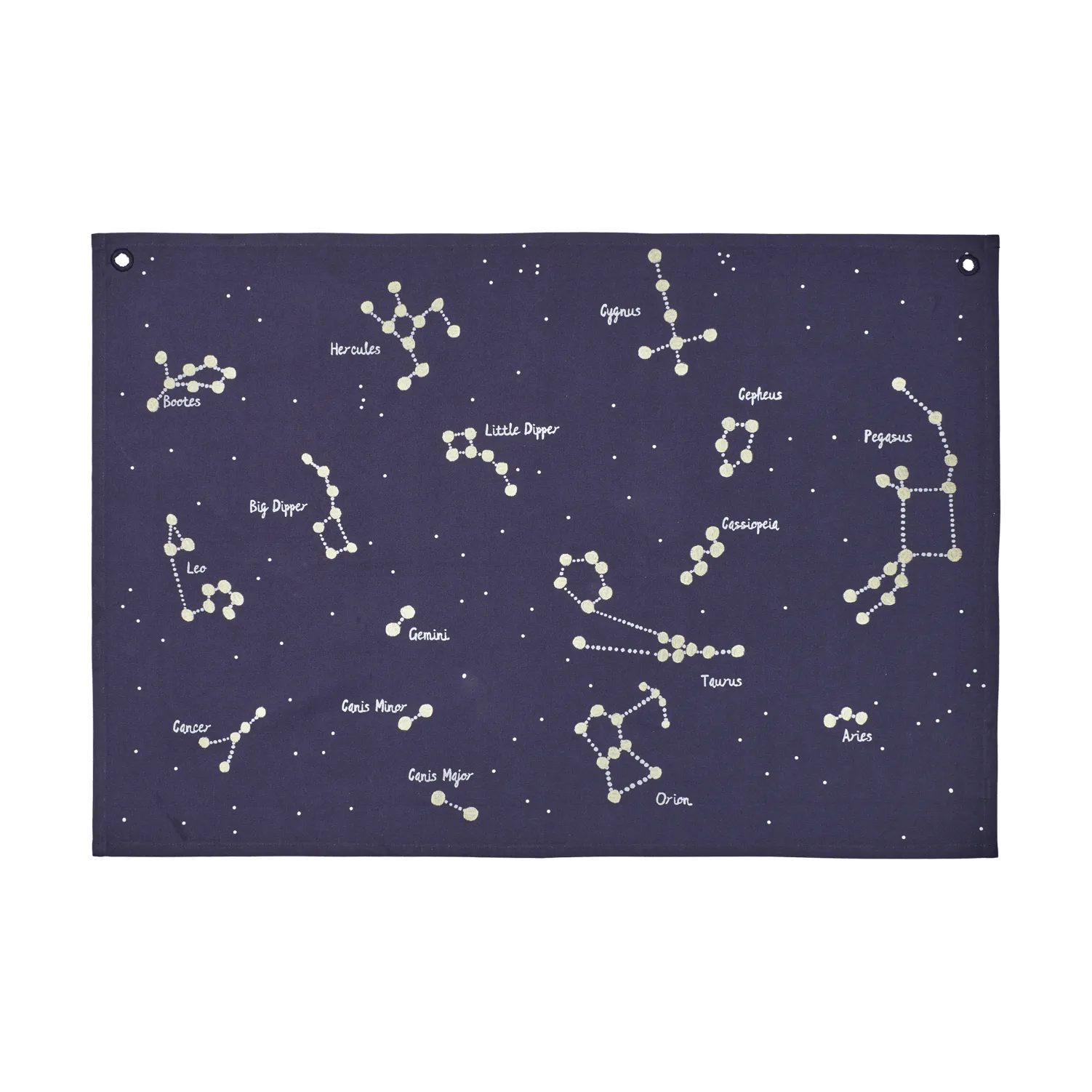 Ferm Living Carte textile Constellation Bleu foncé, cm